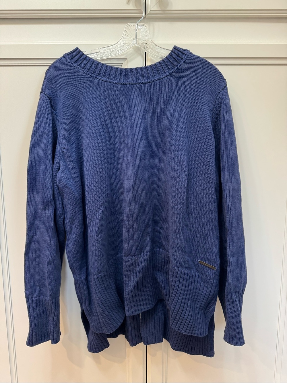 Peace Love World CL Navy Blue 100% Cotton Sweater